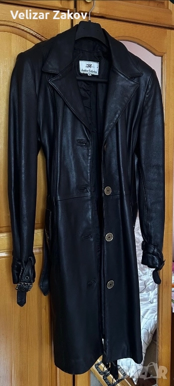 Дамско палто от 100% естествена кожа-отлично състояние, снимка 1