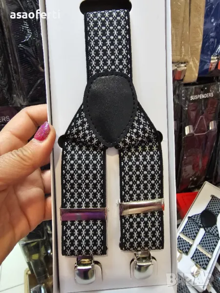 Мъжки тиранти с щампа - #13525, снимка 1