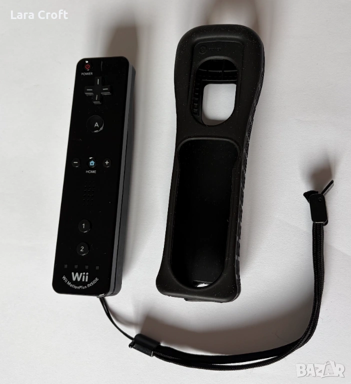 Wii Motion Plus Оригинален контролер + оригинален силиконов протектор, снимка 1