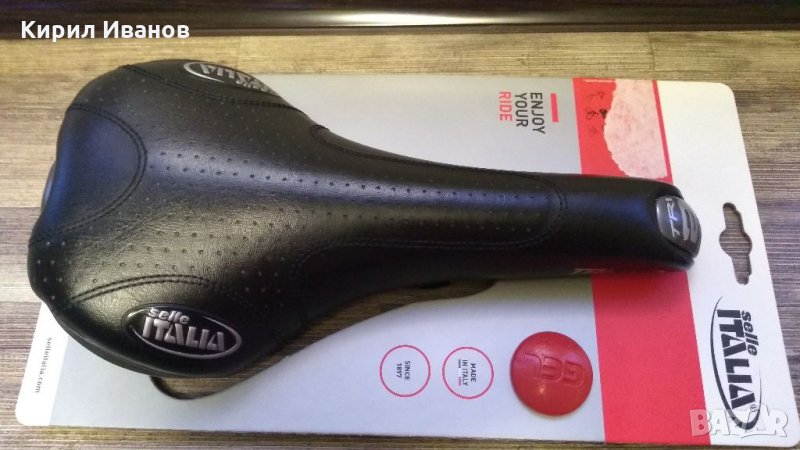 Нова кожена седалка NOB Selle Italia trimatic 2 , снимка 1