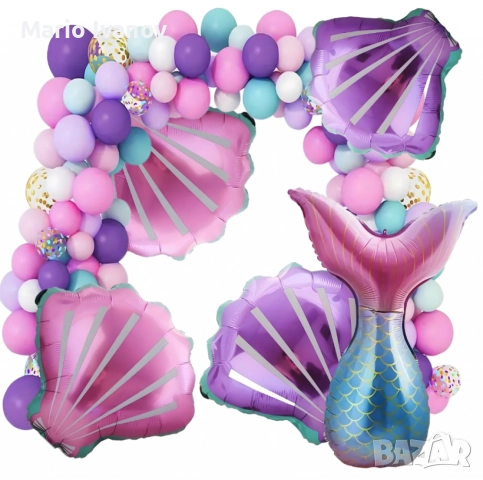 Комплект балони – 97 елемента за приказна декорация, снимка 2 - Други - 52844402