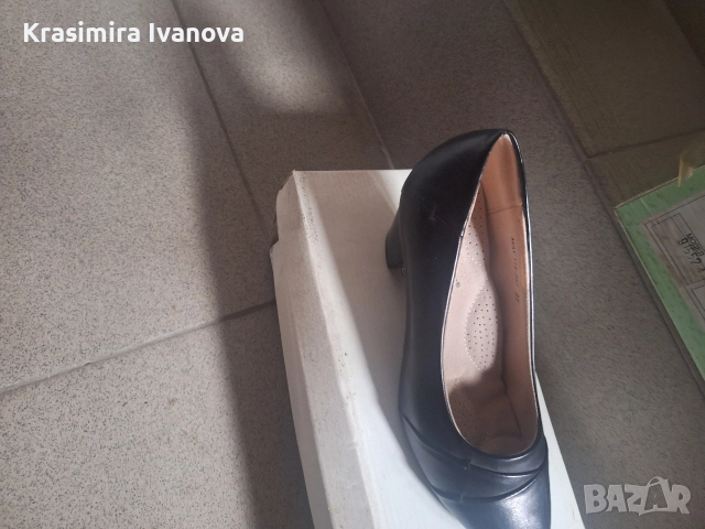 обувки Мегияс еко кожа с ток, снимка 6 - Дамски ежедневни обувки - 52814457