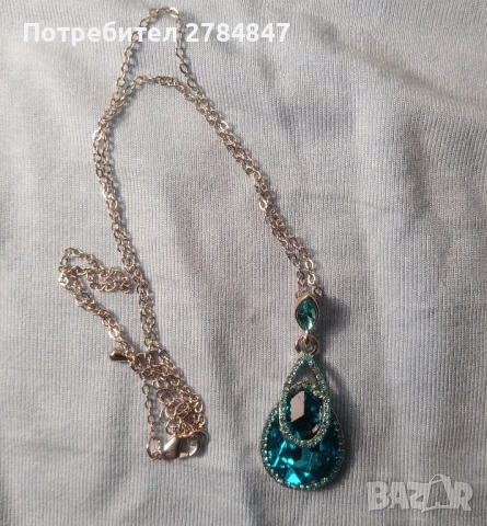 Колие с кристали , снимка 3 - Колиета, медальони, синджири - 50662700