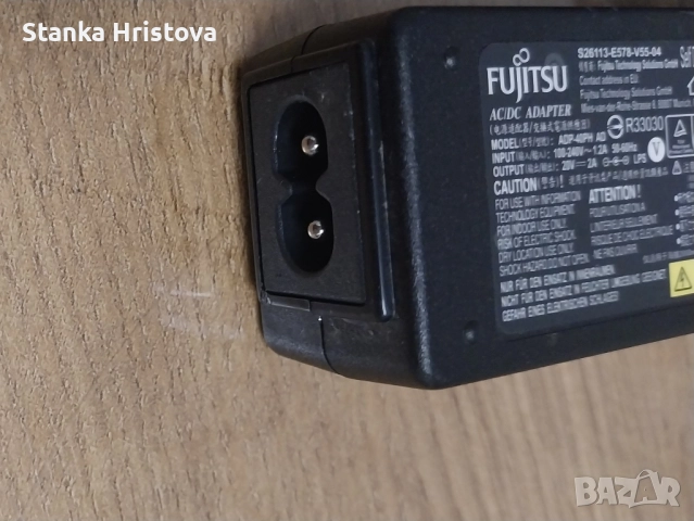 Оригинално зарядно Fujitsu 20v 2 A., снимка 4 - Друга електроника - 52514398