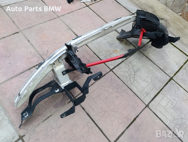 Очиларка BMW E60 E61Маска БМВ Е60 Е61 Греда основа броня очиларка, снимка 5 - Части - 40727656