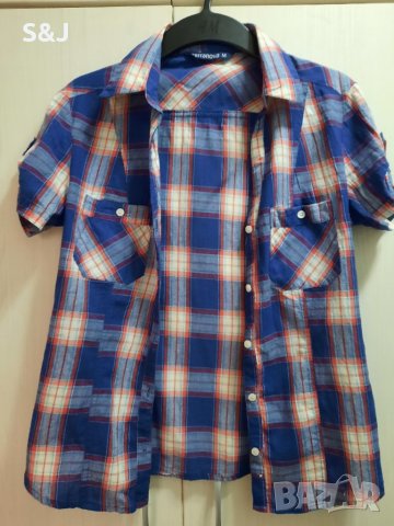 Риза с къс ръкав , снимка 4 - Ризи - 40899764