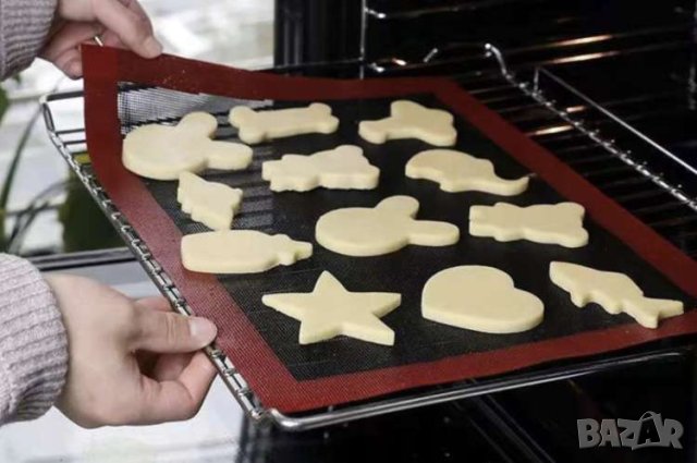 Силиконова подложка за печене 30х40см, снимка 6 - Прибори за хранене, готвене и сервиране - 41767372