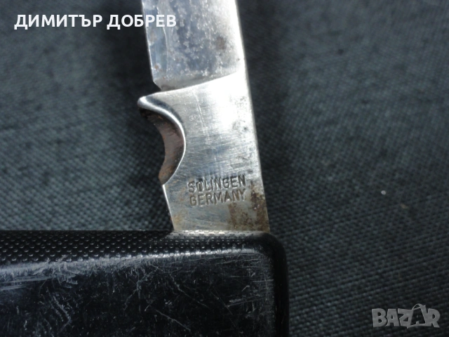 СТАР РЕТРО СГЪВАЕМ ДЖОБЕН НОЖ НОЖКА НОЖЧЕ SOLINGEN GERMANY, снимка 3 - Ножове - 53424406