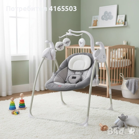 Електрическа люлка за бебе Zizito Hana, снимка 2 - Детски шезлонги - 52676857