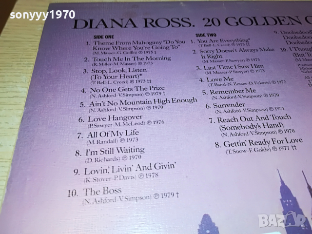 поръчана-DIANA ROSS-ENGLAND 1803221842, снимка 10 - Грамофонни плочи - 36152477