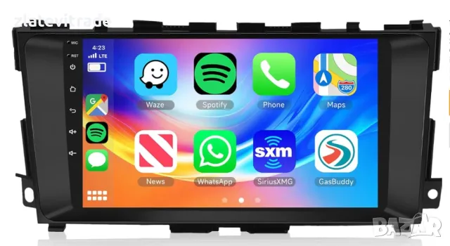 Nissan Altima Teana V L33 2013/2018 - 9" андроид нави, 9833, снимка 3 - Навигация за кола - 47279693