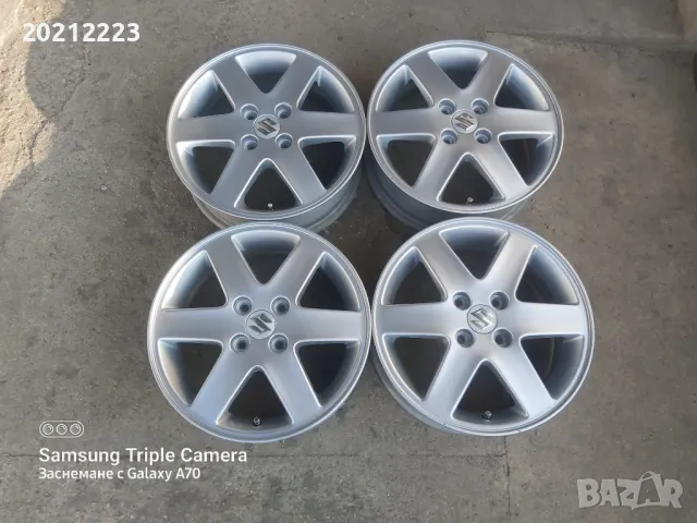 4 броя алуминиеви джанти за Suzuki Alto VII,VIII,Ignis I,Suzuki Wagon R IV,Suzuki Splash 15, снимка 4 - Гуми и джанти - 48719177