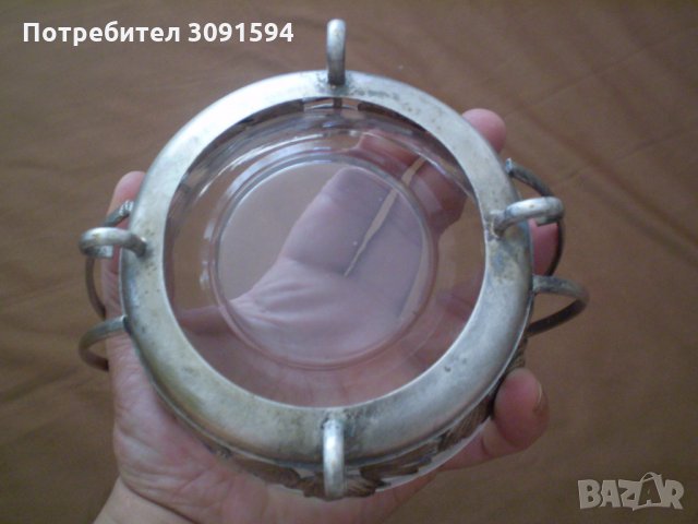 Apt Деко посребрена кошница - фруктиера , снимка 10 - Антикварни и старинни предмети - 33831250