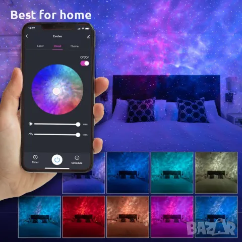 BlissLights Sky Lite Evolve - WiFi  Звезден проектор, снимка 2 - Детски нощни лампи - 48342761