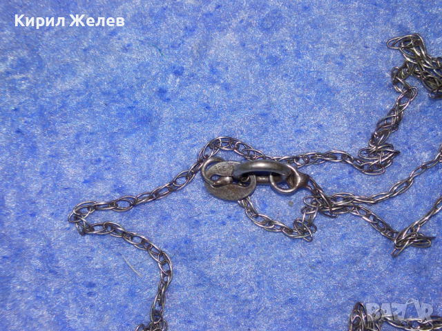 ФИН СРЕБЪРЕН АРТ МЕДАЛЬОН СРЕБРО 925 ITALY със СРЕБРНО СИНЖИРЧЕ - С НУЖДА от ЛЕК РЕМОНТ! 43292, снимка 14 - Колиета, медальони, синджири - 44692044