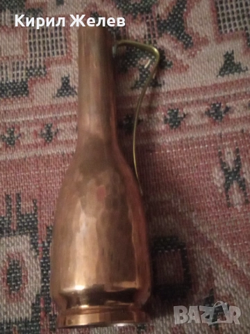 Малка кована медна кана 51786, снимка 2 - Други ценни предмети - 53447043