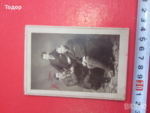 Стара снимка на дебел картон 1, снимка 2 - Колекции - 36192617