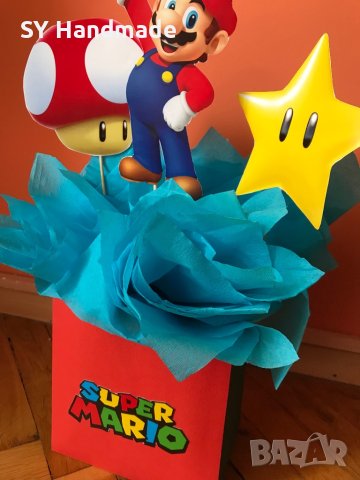 Украса за рожден ден Супер Марио, снимка 4 - Декорация за дома - 41721713