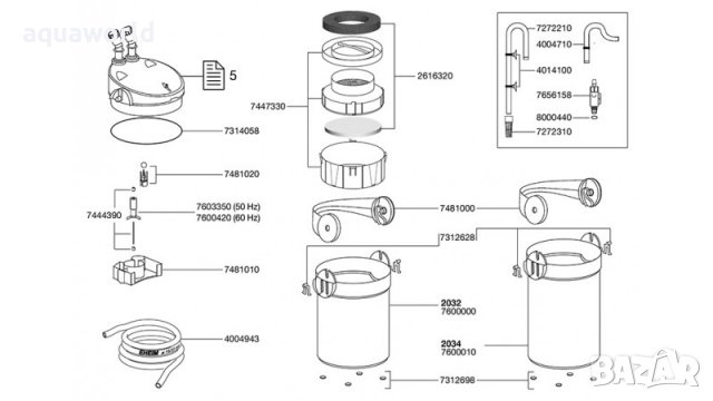"ПРОМОЦИЯ" Външен филтър EHEIM Ecco Pro 130, снимка 4 - Оборудване за аквариуми - 39520438