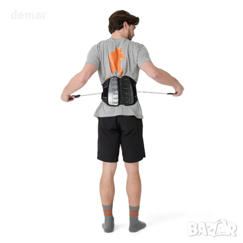 Поддържащ колан за гръб Bearhug - Регулируема лумбална скоба за гръб, снимка 5 - Корсети, колани и коректори - 49066377