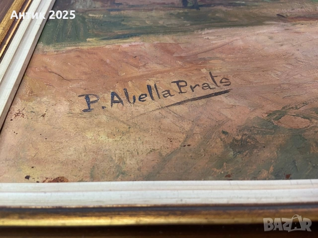 Маслена картина Abella Prats, снимка 2 - Картини - 52746559