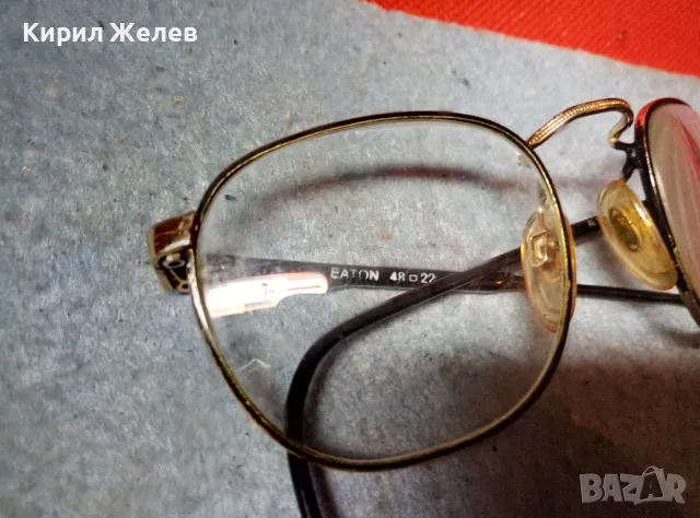 EATON ALTA MODA Стари МАРКОВИ ПОЗЛАТЕНИ ДИОПТРИЧНИ ОЧИЛА РЕТРО МОДЕЛ 47826, снимка 7 - Слънчеви и диоптрични очила - 47685331