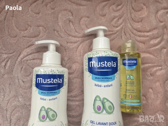 Мустела - бебешки измивен гел, лосион за тяло и олио, снимка 4 - Козметика за деца - 53844774