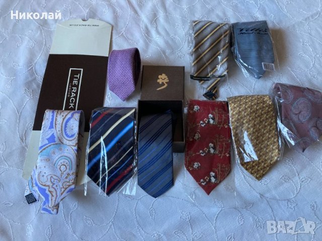 Лот качествени вратовръзки, 100% коприна, Tie Rack, Bijoux Terner, китайски и български, италианска 