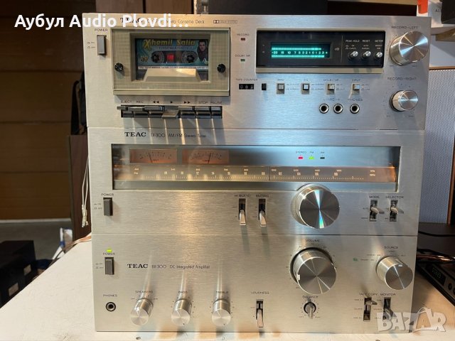 TEAC СЕТ BX-300DC Integrated Усилвател,Teac TZ-300 Радио,Teac CX-270 Касетефон , снимка 4 - Ресийвъри, усилватели, смесителни пултове - 44497479