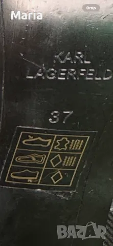 Официални боти с висок ток Karl Lagerfeld , снимка 5 - Дамски боти - 49478091