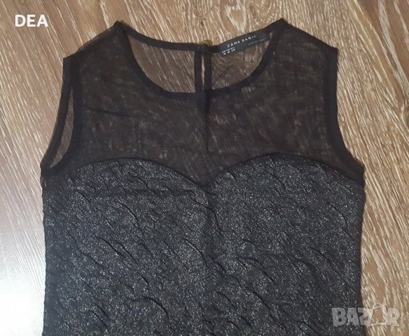 Дамска черна рокля ZARA BASIC 38н-30лв.НАМАЛЕНИЕ, снимка 3 - Рокли - 39460144