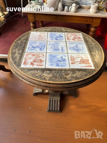 старинна кръгла маса, снимка 2 - Антикварни и старинни предмети - 52519263