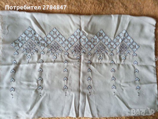 Ръчно бродирана панама за възглавница, снимка 5 - Възглавници - 35665236