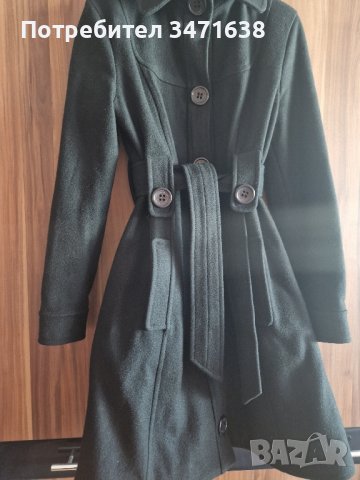 Дамско вълнено палто, S размер , снимка 1 - Палта, манта - 41897377