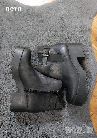 страхотни черни боти , снимка 2 - Дамски боти - 52578061