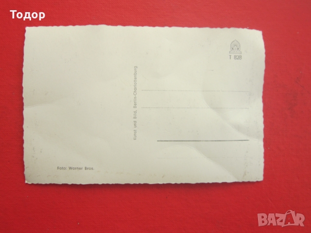 Стара картичка снимка актьор артист Ланкастер кино, снимка 3 - Колекции - 36070670