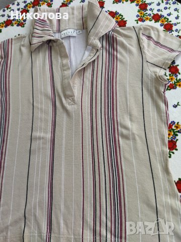 Памучна блуза с къс ръкав., снимка 6 - Тениски - 41230175