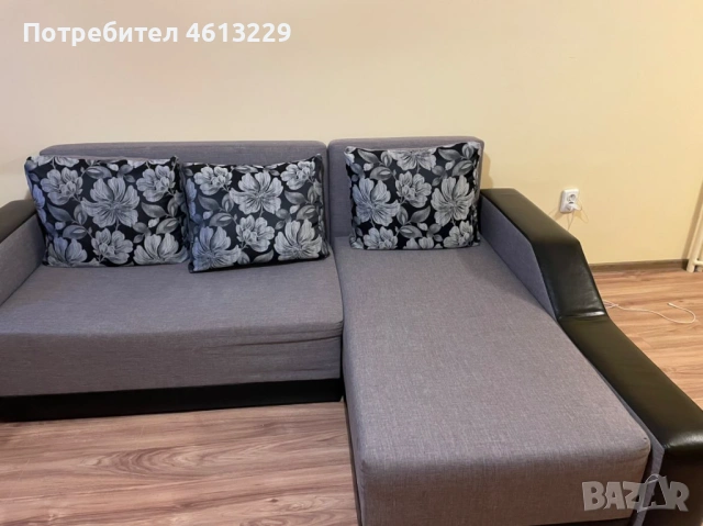 Универсален (ляв/десен) модулен диван с място за съхранение