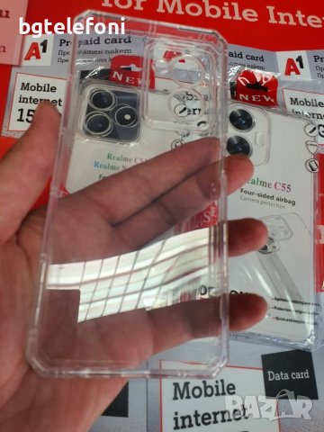 Realme C53,C55,C33,C35,C31,C25Y,C11 удароустойчив прозрачен гръб, снимка 5 - Калъфи, кейсове - 42050753