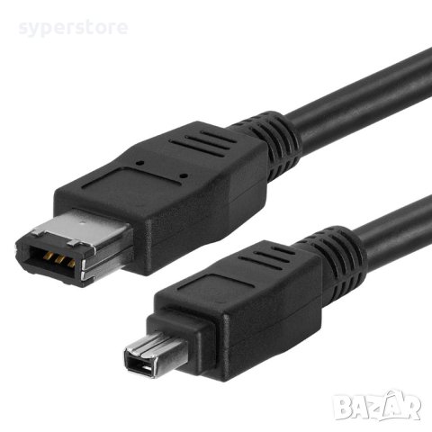 Кабел FireWire 1394 към miniFireWire 6pin - 4pin M/M Digital One SP00748 - 1.5m
