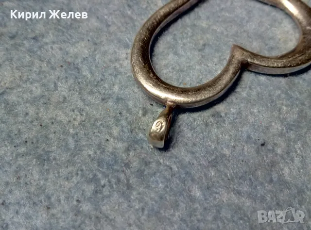 РОМАНТИЧЕН СЪРЦЕВИДЕН СРЕБЪРЕН МЕДАЛЬОН СРЕБРО 925 ПРОБА АРТ ПЕНДАНТ СЪРЧИЦЕ 48589, снимка 9 - Колиета, медальони, синджири - 49071131