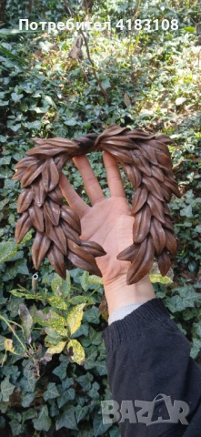 Пано венец ръчна дърворезба, снимка 4 - Пана - 53865663