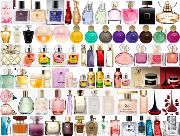 НАЛИЧНИ - парфюми и тоалетни води AVON, ORIFLAME