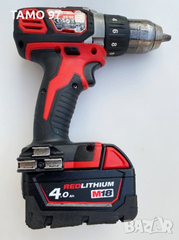 Milwaukee M18 BDD - Акумулаторен винтоверт 2x18V 4.0Ah 2022г., снимка 3 - Винтоверти - 41455118