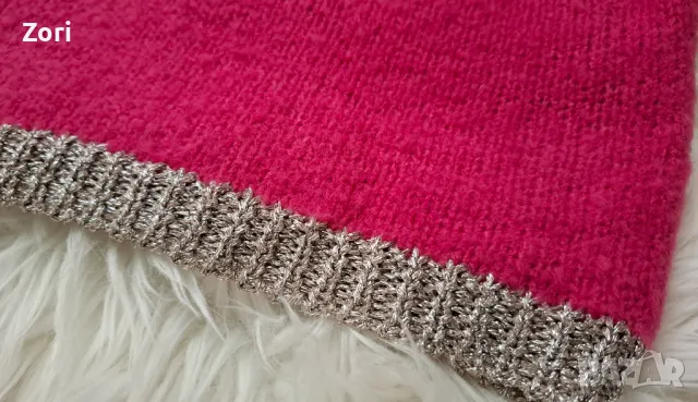 Вълнени пуловери овърсайз със сребристи акценти в два цвята, снимка 9 - Блузи с дълъг ръкав и пуловери - 49220772