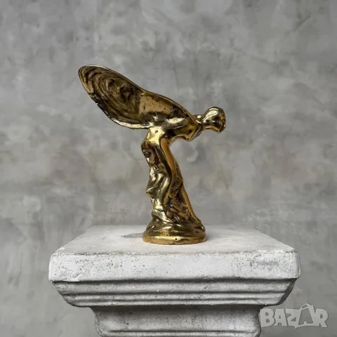 Бронзова скулптура - Spirit of Ecstasy , снимка 2 - Статуетки - 55954589