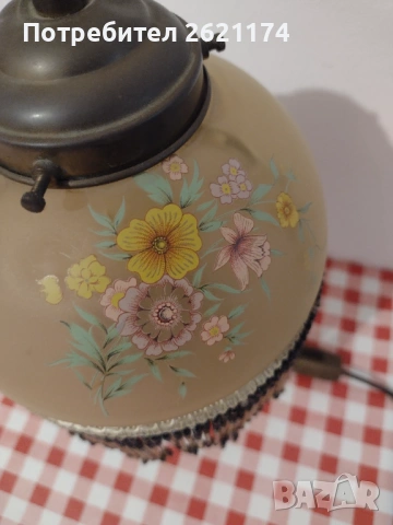Vintage настолна лампа от Холандия, снимка 4 - Настолни лампи - 53732568
