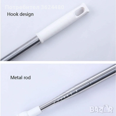  четка за прах комплект с 3 приставки и телескопична дръжка  4200, снимка 3 - Мопове, кофи, четки и метли - 53536968