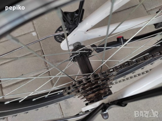 Продавам колела внос от Германия алуминиев двойносгъваем велосипед DINA BIKE 20 цола 6 скорости, снимка 8 - Велосипеди - 35814423