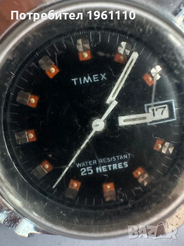 Мъжки часовник TIMEX модел 1976г., снимка 2 - Антикварни и старинни предмети - 53701631